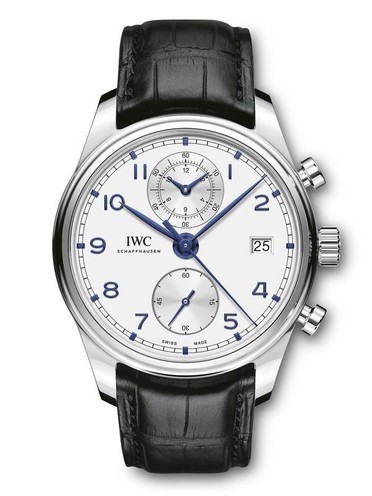 AAA Replica IWC Portugieser Chronograph Classic Silver Dial Watch IW390302